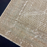 9’ x 11’  Classic Vintage Rug Muted Beige, Bronze & Sea Blue 5772 Linda's Barn