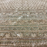9’ x 11’  Classic Vintage Rug Muted Beige, Bronze & Sea Blue 5772 Linda's Barn