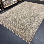 7’9 x 11’3 Classic Vintage Rug Muted Brown, Seafoam Blue &  Blush 5777 Linda's Barn