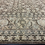 7’9 x 11’3 Classic Vintage Rug Muted Brown, Seafoam Blue &  Blush 5777 Linda's Barn