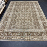 7’1 x 10’4 Classic Vintage Tabriz Rug Muted Brown, Beige & Blue  5776