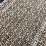 7’1 x 10’4 Classic Vintage Tabriz Rug Muted Brown, Beige & Blue  5776