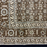 7’1 x 10’4 Classic Vintage Tabriz Rug Muted Brown, Beige & Blue  5776