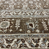 7’1 x 10’4 Classic Vintage Tabriz Rug Muted Brown, Beige & Blue  5776