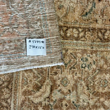 9’10 x 12’7 Classic Vintage Rug Muted Camel, Tawny Brown and Gray 5779