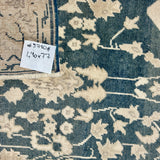 4’10 x 7’7 Vintage Turkish Taspinar Rug Muted Green & Cream 5780