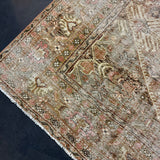 Hold for WLI til 7/19*9’10 x 14’4 Antique Carpet Muted Rust, Black, Beige & Gray 5782