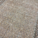 9’10 x 12’11 Vintage Rug Muted Beige & Sea Blue 5783
