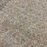 9’10 x 12’11 Vintage Rug Muted Beige & Sea Blue 5783