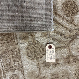 9’ x 12’2 Silk & Wool Yarkan Rug Light Brown, Taupe & Cream LB29