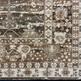 8’11 x 12’3 Silk & Wool Oushak Rug Tobacco, Camel Brown, Taupe & Cream  LB24 MK834
