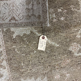 8’10 x 12’ Silk & Wool Oushak Rug Beige & Cream  LB27 MK713