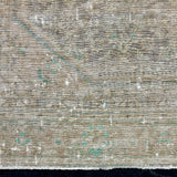 9’4 x 12’8 Classic Vintage Rug Muted Brown, Beige & Green