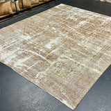 8’5 x 10’3 Classic Antique Rug Muted Gray & Red