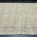 8’8 x 12’ Classic Vintage Rug Muted Beige, Green &  Brown