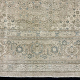 10’8 x 14’3 Classic Vintage Rug Muted Cream, Taupe & Blue