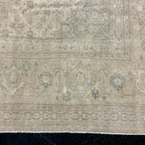 10’8 x 14’3 Classic Vintage Rug Muted Cream, Taupe & Blue