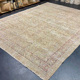 9’5 x 12’8 Classic Vintage Rug Muted Greige, Denim Blue, Sage & Wine