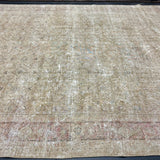 9’5 x 12’8 Classic Vintage Rug Muted Greige, Denim Blue, Sage & Wine