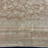 10’4  x 12’10 Classic Vintage Rug Muted Mocha Beige & Green