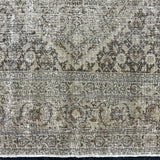 8’9 x 12’8 Classic Vintage Rug Muted Charcoal, Greige & Camel
