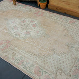 4 X 7 Vintage Oushak 2210