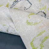5 x 8 Oushak Rug Sand Beige, Green and Black Carpet