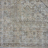 9’6 x 13’3 Classic Vintage Rug Muted Greige, Denim Blue & Graphite Carpet SB '4057