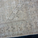 9’6 x 13’3 Classic Vintage Rug Muted Greige, Denim Blue & Graphite Carpet SB '4057