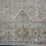 9’6 x 13’3 Classic Vintage Rug Muted Greige, Denim Blue & Graphite Carpet SB '4057