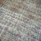 11’ x 14’7 Classic Vintage Dorokshs Rug Muted Violet, Blue + Green Carpet SB