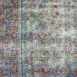 11’ x 14’7 Classic Vintage Dorokshs Rug Muted Violet, Blue + Green Carpet SB