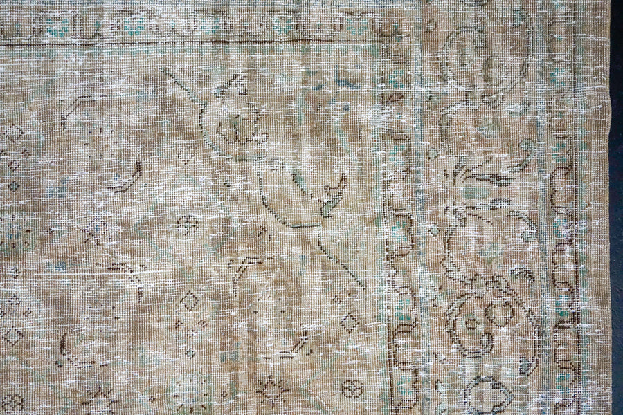 Sold 5/12*8’8 x 12’10 Classic Vintage Rug Muted Greige, Teal & Brown SB
