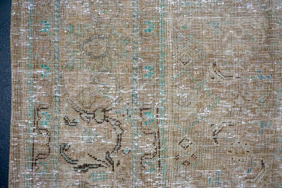 Sold 5/12*8’8 x 12’10 Classic Vintage Rug Muted Greige, Teal & Brown SB