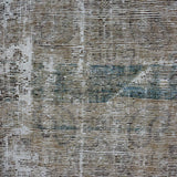 8’10 x 12’6 Classic Antique Rug Very Muted Gray, Denim + White