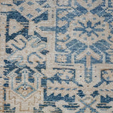 1’11 x 12’3 Classic Vintage Runner Denim Blue and Ivory SB
