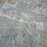 10’ x 14’3 Classic Antique Rug Muted Denim Blue & Apricot SB '4130