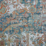 10’ x 14’3 Classic Antique Rug Muted Denim Blue & Apricot SB '4130