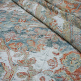10’ x 14’3 Classic Antique Rug Muted Denim Blue & Apricot SB '4130