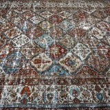 12’8 x 17’1 Classic Antique Rug Muted Wine, Blue, Green + Gray '4233
