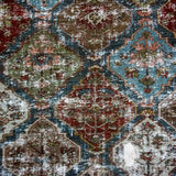 12’8 x 17’1 Classic Antique Rug Muted Wine, Blue, Green + Gray '4233