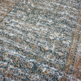10’8 x 17’ Classic Antique Rug Muted Midnight Blue, Mocha, Cappuccino + Brown SB '4639