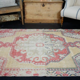 5 x 7 Vintage Oushak 2703
