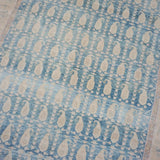7’2 x 10’10 Classic Antique Carpet Muted Ivory Peach, Blue and Pink SB
