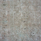 9’8 x 13’2 Classic Antique Carpet Muted Beige + Denim Blue