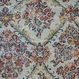9’4 x 11’10 Classic Antique Carpet Blue, Red, Black & Gray