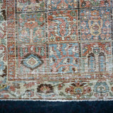 6’7 x 9’10 Classic Antique Carpet Muted Rose, Blue & Green SB