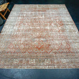 8’2 x 10’7 Classic Antique Carpet Muted Red, Blue, Green & Brown SB