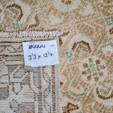 3’3 x 12’7 Classic Vintage Runner Beige, Green and Brown SB