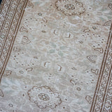 3’6 x 9’8 Vintage Runner Muted Beige, Sage and Cream